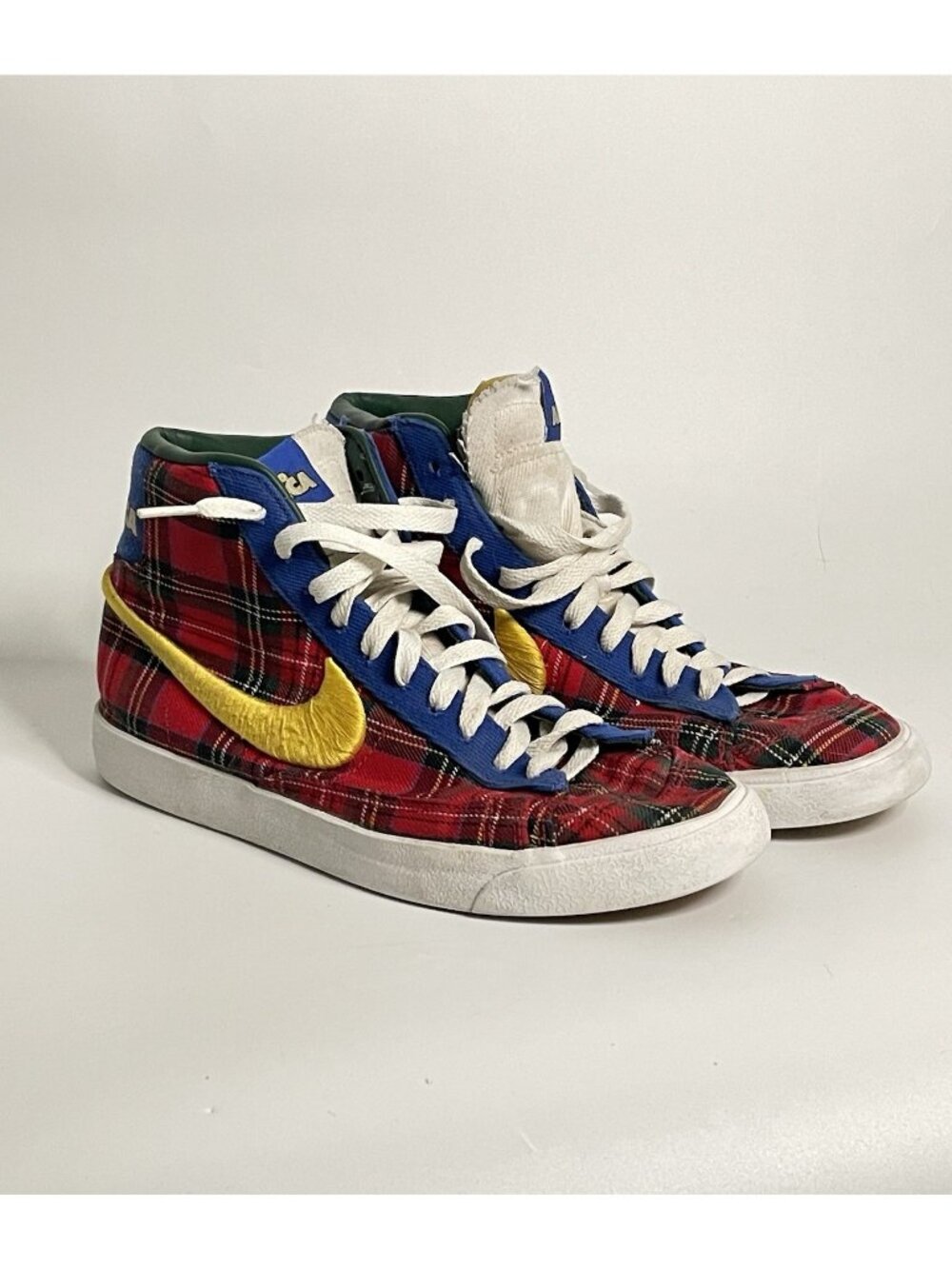Nike Blazer Mid 77 Coming to America McDowells Plaid CW3044-600 Mens 8/41 EU